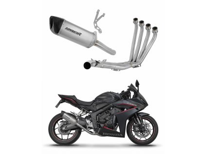 Honda CB 650 R / E-Clutch 2024 - 2025 Full system Kolektor wydech tłumik tytanowy HP6 + dB killer