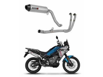 CF MOTO 450 MT 2024 Full system Kolektor wydech tłumik MX2 + dB killer