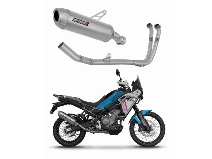 CF MOTO 450 MT 2024 Full system Kolektor wydech tłumik S6 + dB killer