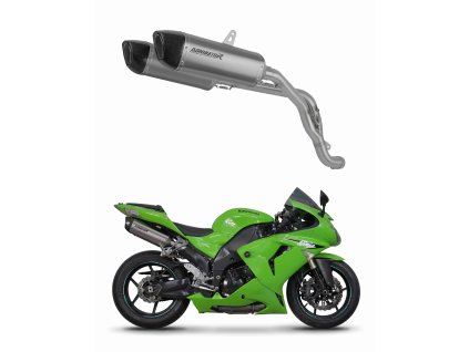 Kawasaki ZX10R 2006 - 2007 wydech tłumik tytanowy HP6 + dB killer