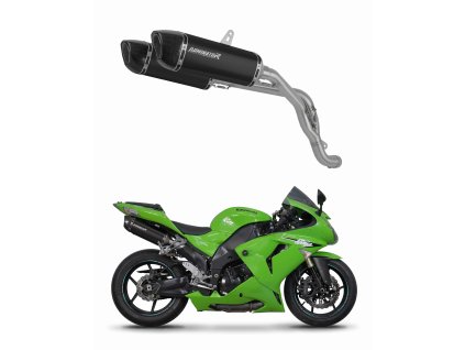 Kawasaki ZX10R 2006 - 2007 wydech tłumik HP6 BLACK + dB killer