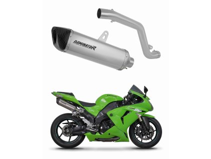 Kawasaki ZX10R 2006 - 2007 wydech tłumik tytanowy HP6 + dB killer