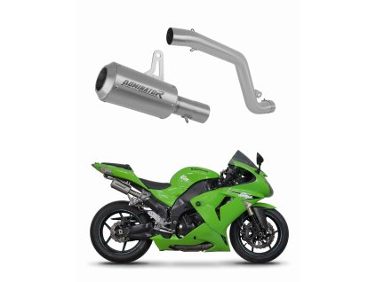 Kawasaki ZX10R 2006 - 2007 wydech tłumik GPS + dB killer