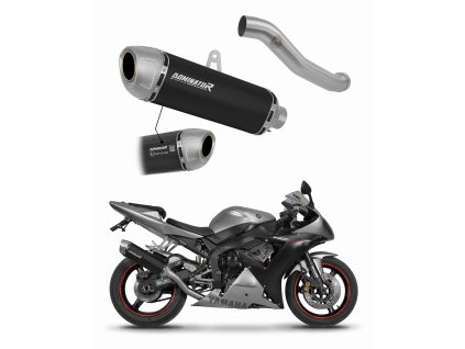 Yamaha YZF R1 1000 RN09 2002 - 2003 Homologowany wydech tłumik S6 BLACK + dB killer