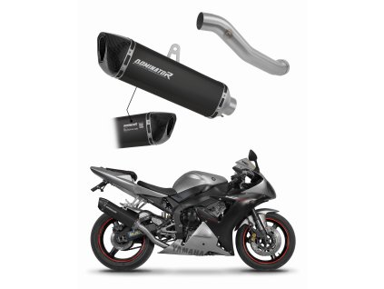 Yamaha YZF R1 1000 RN09 2002 - 2003 Homologowany wydech tłumik HP6 BLACK + dB killer