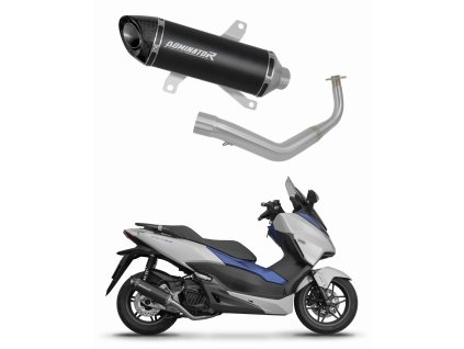 Honda NSS 125 FORZA 2017 - 2020 Full system Kolektor wydech tłumik HP8 BLACK + dB killer