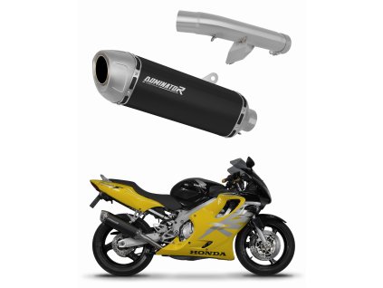 Honda CBR 600 F4 1999 - 2000 wydech tłumik S6 BLACK + dB killer
