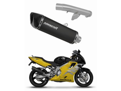 Honda CBR 600 F4 1999 - 2000 wydech tłumik HP6 BLACK + dB killer