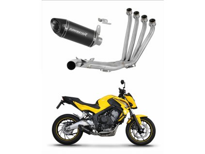 Honda CB 650 F 2014 - 2018 Full system Kolektor wydech tłumik HP8 BLACK + dB killer