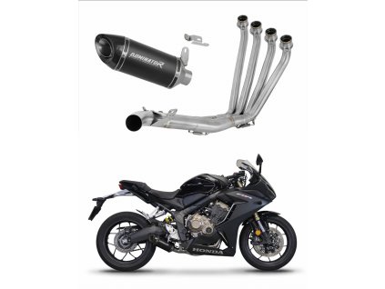 Honda CB 650 R 2019 - 2023 Full system Kolektor wydech tłumik HP8 BLACK + dB killer