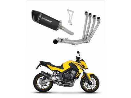 Honda CBR 650 F 2014 - 2018 Full system Kolektor wydech tłumik HP6 BLACK + dB killer