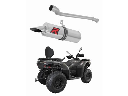 CF MOTO 520L 2024 wydech tłumik ST + dB killer