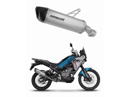 CF MOTO 450 MT 2025 wydech tłumik tytanowy HP6 + dB killer