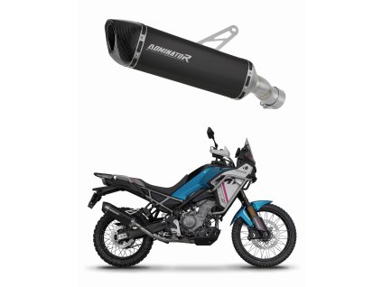 CF MOTO 450 MT 2025 wydech tłumik HP6 BLACK + dB killer