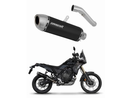 Yamaha Tenere 700 2025 wydech tłumik S6 BLACK + dB killer