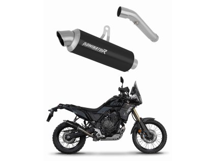 Yamaha Tenere 700 2019 - 2020 wydech tłumik GPF BLACK + dB killer