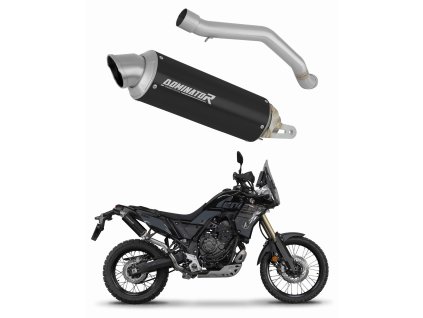 Yamaha Tenere 700 2019 - 2020 Hi Level wydech tłumik GPF BLACK + dB killer