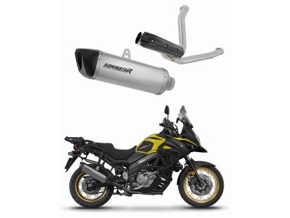 Suzuki DL 650 V-Strom 2017 - 2025 wydech tłumik tytanowy HP6 + dB killer