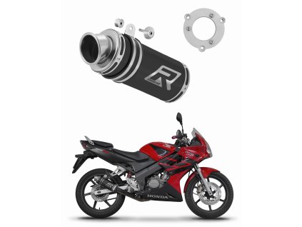 Honda CBR 125 2004 - 2010 wydech tłumik GP1 BLACK + dB killer