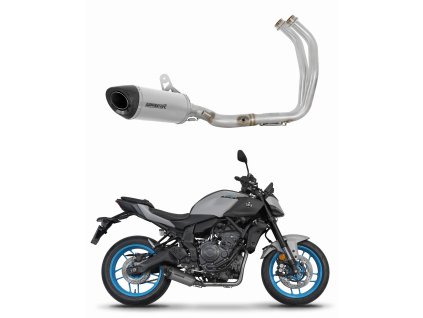 Yamaha MT 07 2025 Full system Kolektor wydech tłumik tytanowy HP8 + dB killer