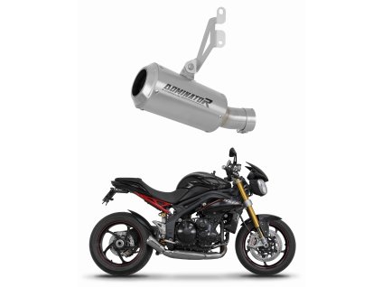 Triumph Speed Triple 1050 2011 - 2016 Low Level wydech tłumik GPS + dB killer