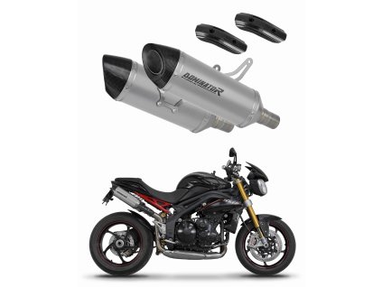 Triumph Speed Triple 1050 2011 - 2016 wydech tłumik tytanowy HP8 + dB killer