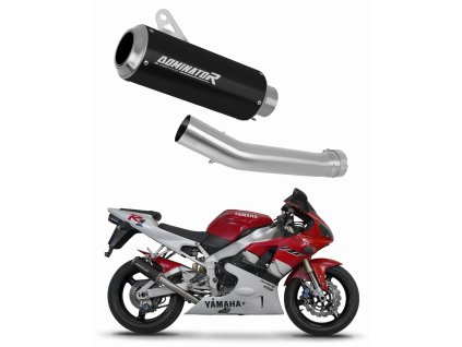 Yamaha YZF R1 1000 RN01 1998 - 1999 wydech tłumik GP BLACK + dB killer
