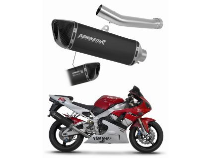 Yamaha YZF R1 1000 RN04 2000 - 2001 Homologowany wydech tłumik HP6 BLACK + dB killer