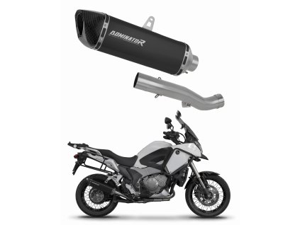 Honda VFR 1200X Crosstourer 2012 - 2020 wydech tłumik HP6 BLACK + dB killer