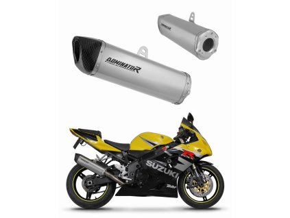 Suzuki GSXR 1000 K1 - K4 2001 - 2004 wydech tłumik tytanowy HP6 + dB killer