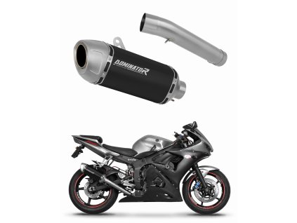 Yamaha YZF R6 2003 - 2005 wydech tłumik S6 Shorty BLACK + dB killer