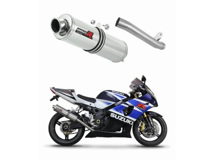 Suzuki GSXR 1000 K1 - K4 2001 - 2004 wydech Tłumik Slip-on ST + dB killer medium