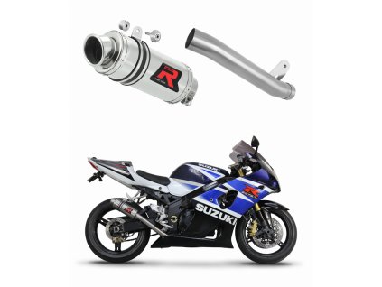 Suzuki GSXR 1000 K1 - K4 2001 - 2004 wydech Tłumik Slip-on GP1 + dB killer medium