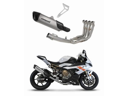 BMW S1000RR 2019 - 2024 Tytanowy Full System wydech Tłumik HP6 + dB killer medium