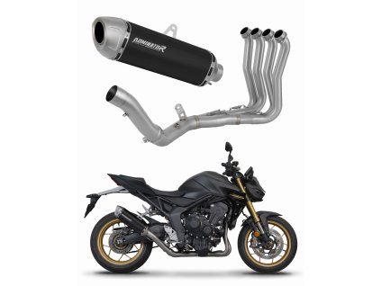 Honda CB 1000 Hornet / SP 2025 Full system Kolektor wydech tłumik S6 BLACK + dB killer