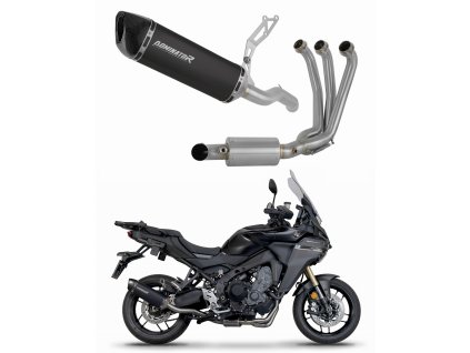 Yamaha Tracer 9 / GT 2025 Full system Kolektor wydech tłumik HP6 BLACK EX + dB killer