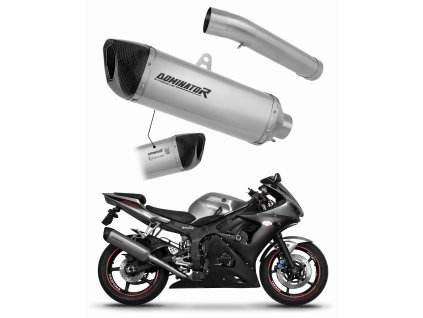 Yamaha YZF R6 2003 - 2005 Homologowany wydech tłumik tytanowy HP6 + dB killer