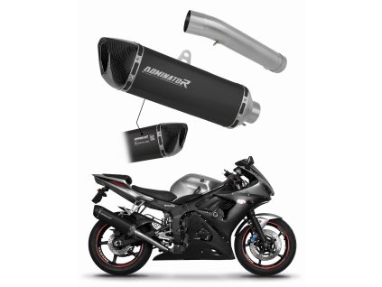 Yamaha YZF R6 2003 - 2005 Homologowany wydech tłumik HP6 BLACK + dB killer