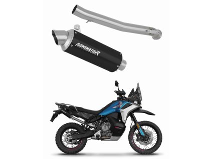 CF MOTO 800 MT-X 2025 wydech tłumik GPF BLACK + dB killer