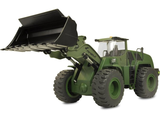 Amewi 22534 Kolový nakladač (kovový) G485E ME vojenský 1:14