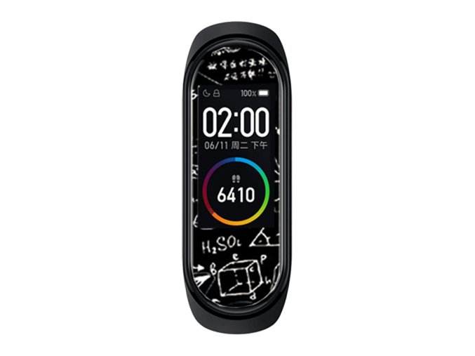 Ozdobné ochranné sklíčko pro Xiaomi Mi band 4 (Barva Vícebarevná, Pro Přístroj Xiaomi Mi band 3/4, Varianta 9)