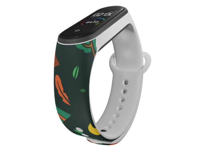 Náhradní náramek Mi band 3/4/5/6/7 Kemping (Barva Vícebarevná, Pro Přístroj Xiaomi Mi Band 7)