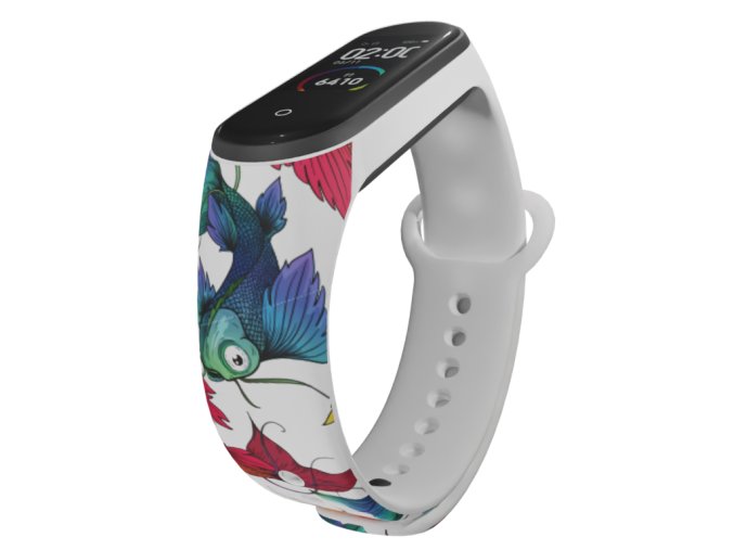 Náhradní náramek Mi band 3/4/5/6/7 KoiFish (Barva Vícebarevná, Pro Přístroj Xiaomi Mi Band 7)