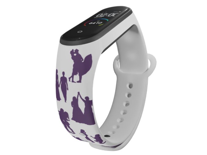 Náhradní náramek Mi band 3/4/5/6/7 Ženský pár (Barva Vícebarevná, Pro Přístroj Xiaomi Mi Band 7)