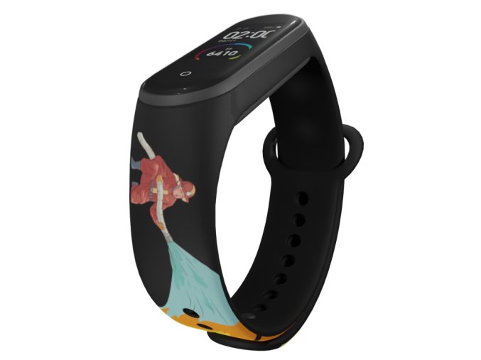 Náhradní náramek Mi band 3/4/5/6/7 Hasič (Barva Vícebarevná, Pro Přístroj Xiaomi Mi Band 7)