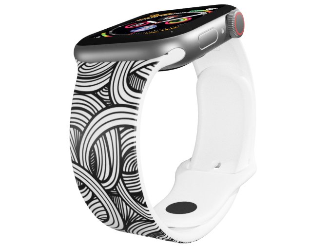 Apple watch řemínek Klubíčka (Barva Bílá, Rozměr 42/44/45/46/49mm)