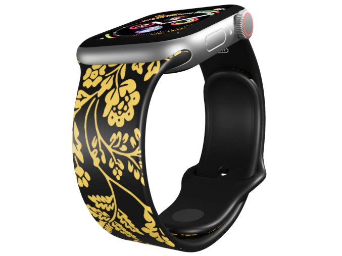 Apple watch řemínek baroko (Rozměr 42/44/45/46/49mm, barva designu žlutá)
