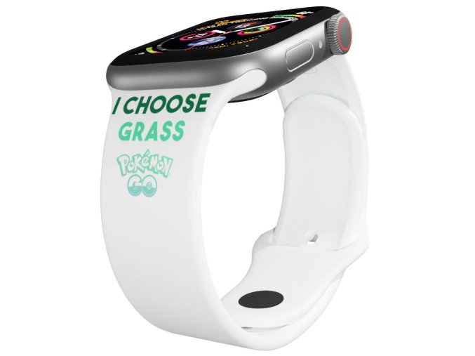 Apple watch řemínek Pokemon (Rozměr 42/44/45/46/49mm, barva pásku bílá)