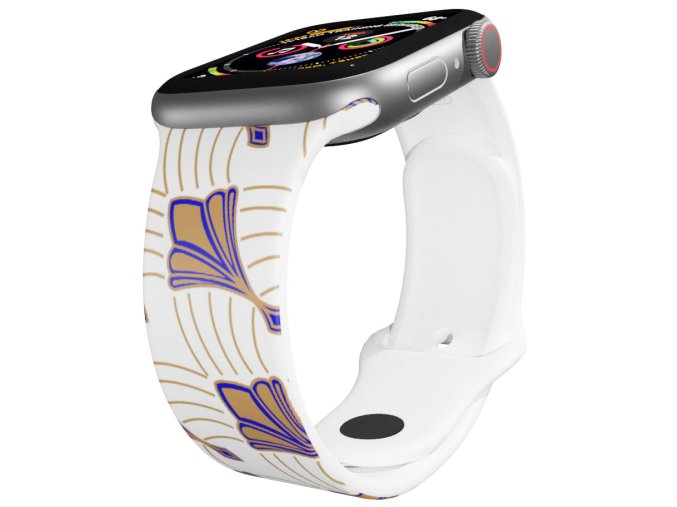 Apple watch řemínek Ozdoby (Barva Bílá, Rozměr 42/44/45/46/49mm)
