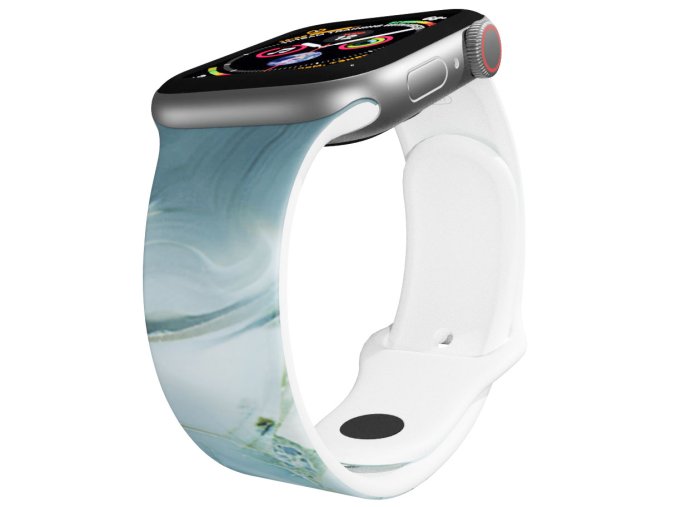 Apple watch řemínek Modro-šedý mramor (Rozměr 42/44/45/46/49mm)